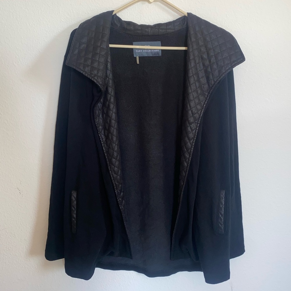 Tart Collections Vintage Black Jacket with Peaked Lapel
